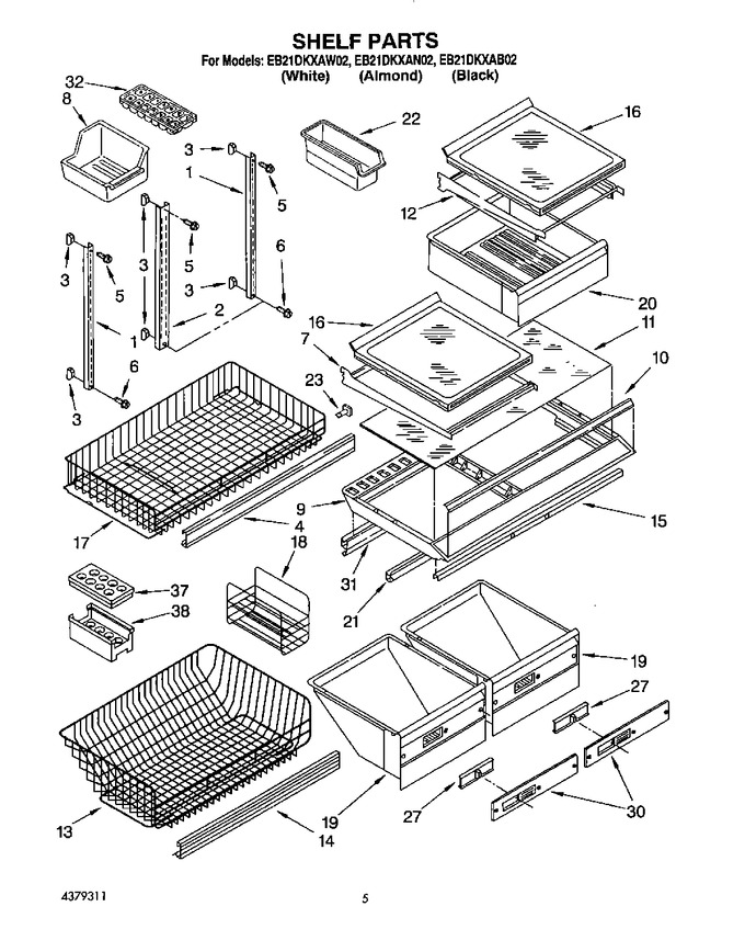 Diagram for EB21DKXAW02