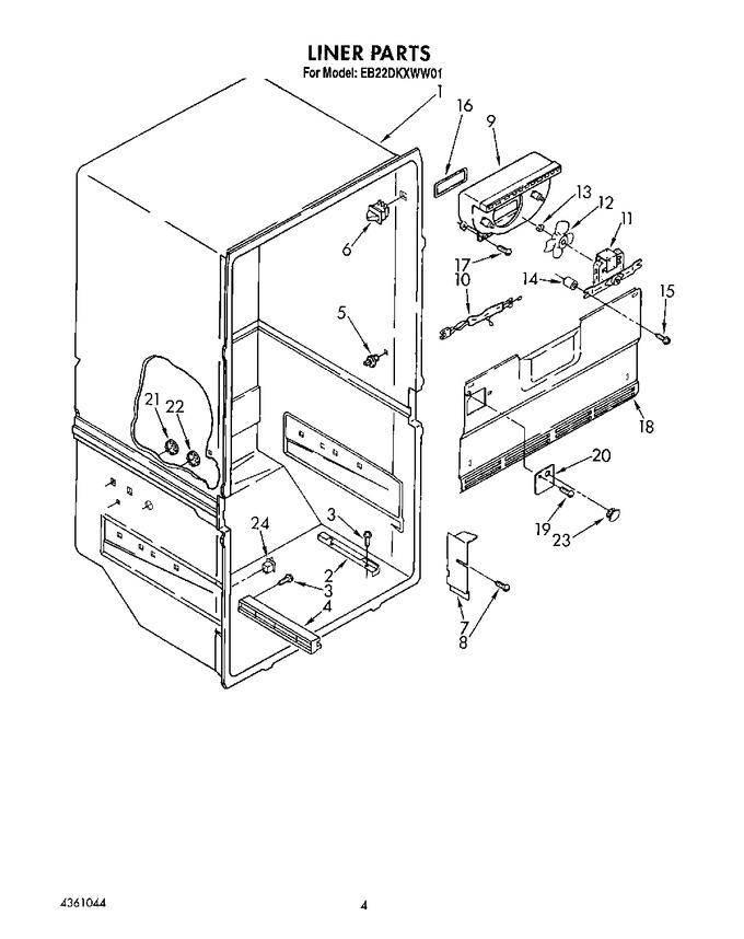 Diagram for EB22DKXWW01