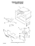 Diagram for 02 - Freezer Liner Parts