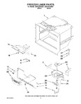 Diagram for 02 - Freezer Liner Parts