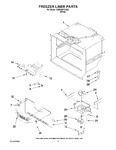 Diagram for 03 - Freezer Liner Parts