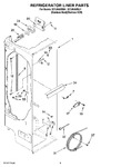 Diagram for 02 - Refrigerator Liner Parts