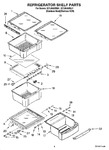 Diagram for 03 - Refrigerator Shelf Parts