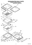 Diagram for 03 - Refrigerator Shelf Parts