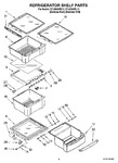 Diagram for 03 - Refrigerator Shelf Parts