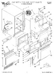 Diagram for 01 - Cabinet Liner And Door