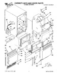 Diagram for 01 - Cabinet Liner And Door, Literature