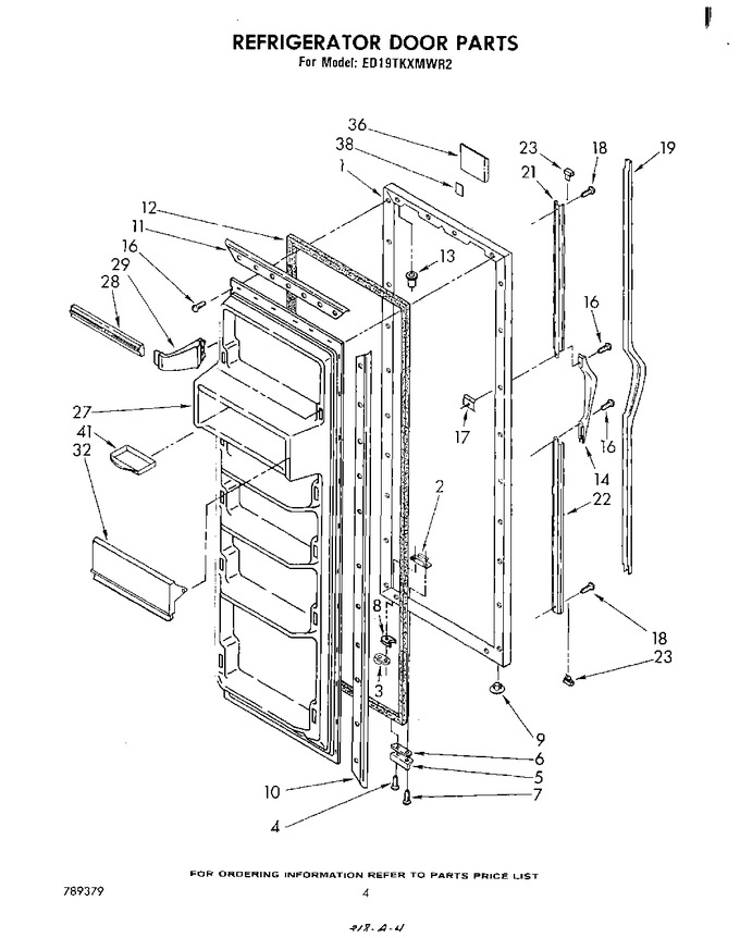 Diagram for ED19TKXMWR2