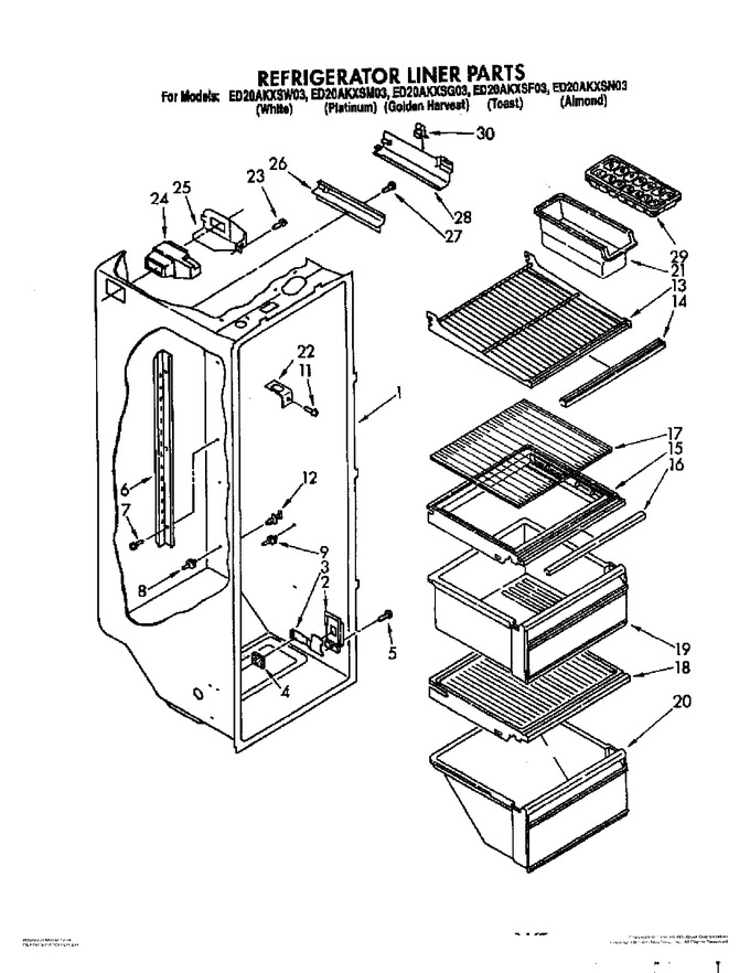 Diagram for ED20AKXSW03