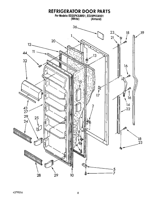 Diagram for ED20PKXAW01