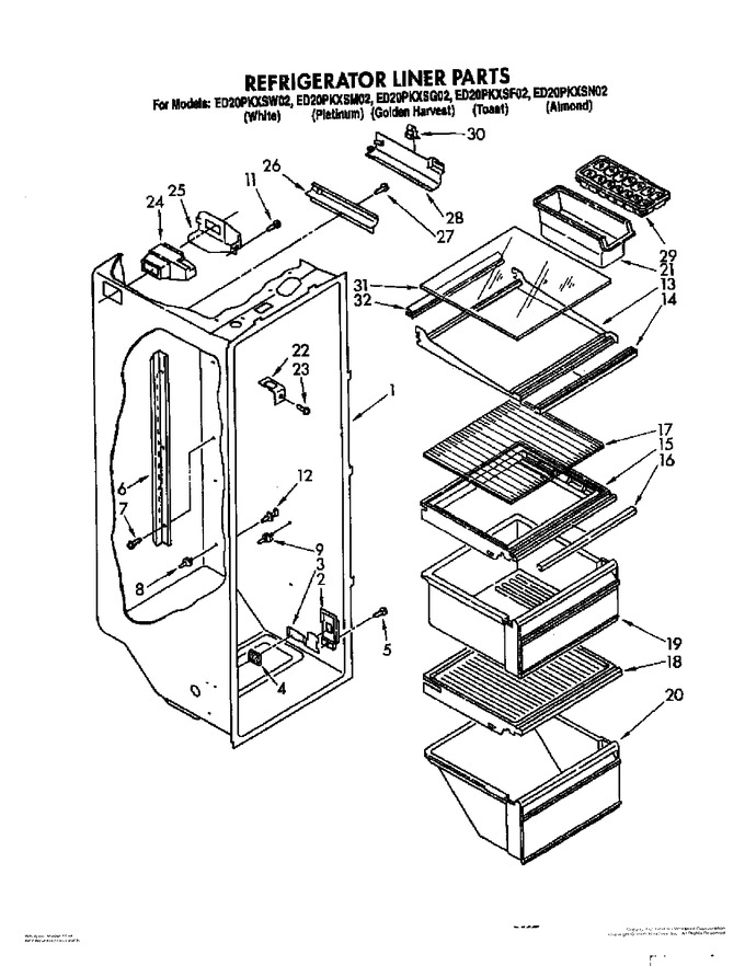 Diagram for ED20PKXSW02