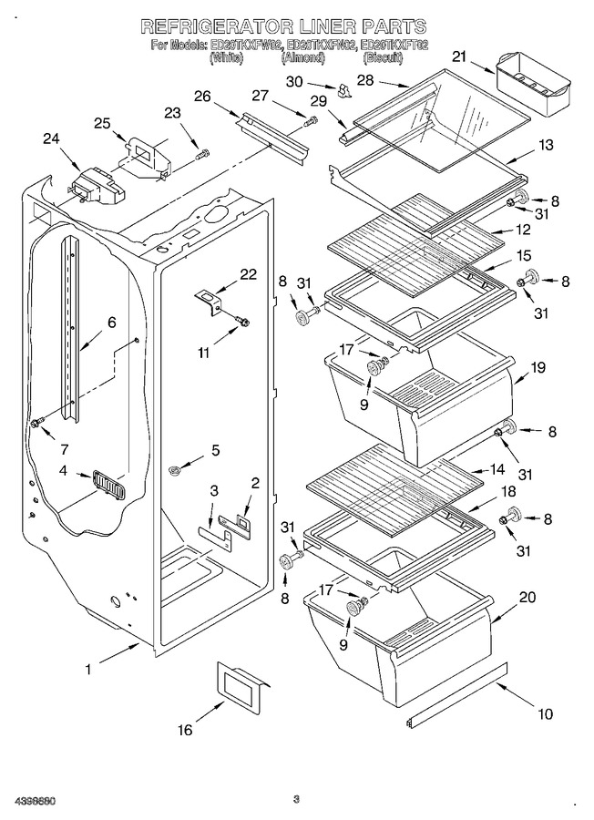 Diagram for ED20TKXFW02