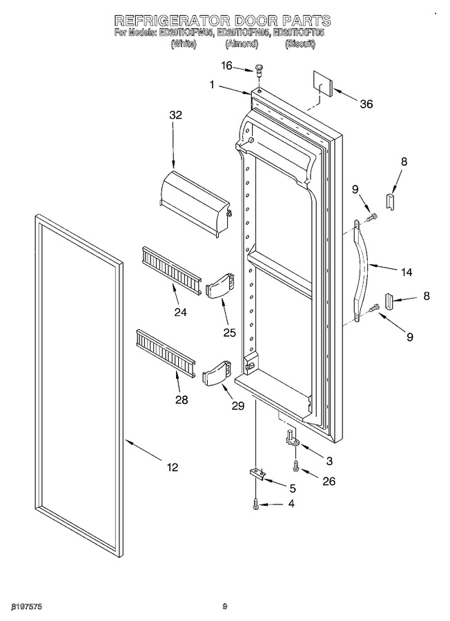 Diagram for ED20TKXFW05