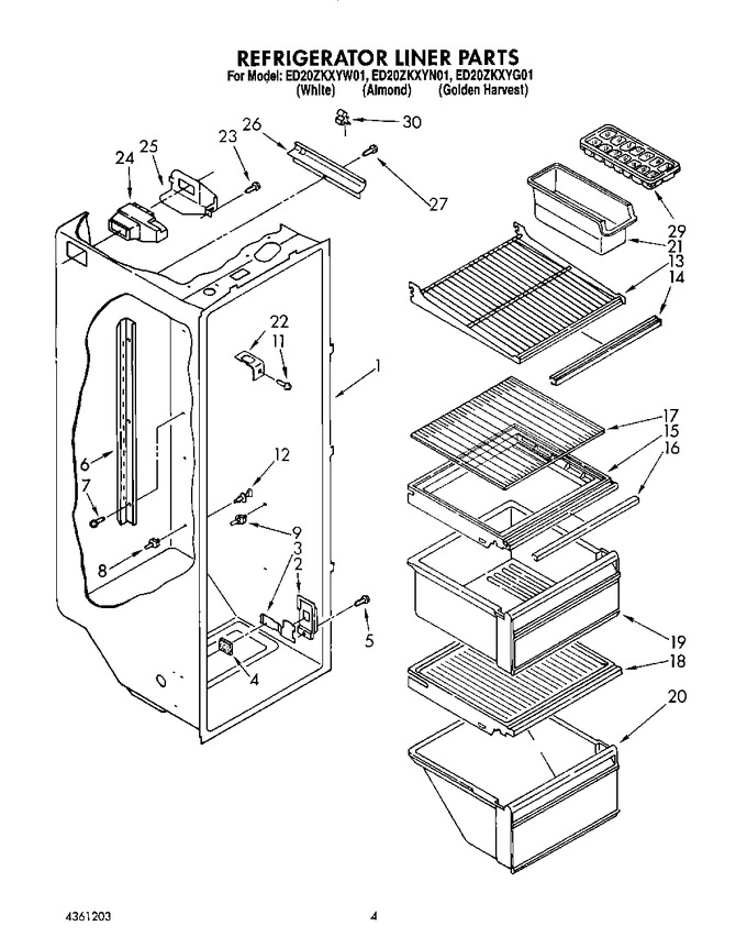 Diagram for ED20ZKXYG01