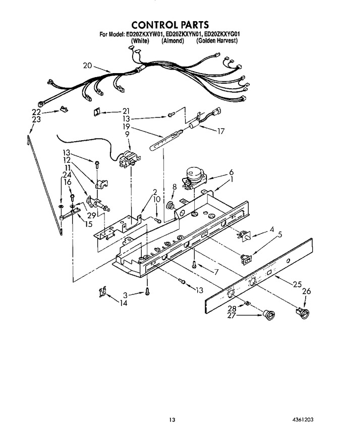 Diagram for ED20ZKXYG01