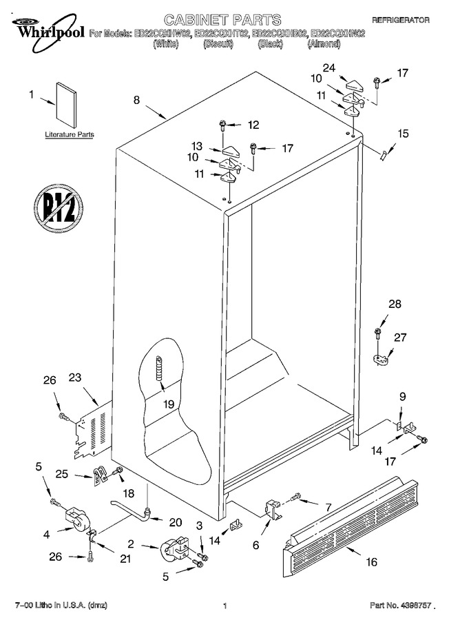 Diagram for ED22CQXHW02