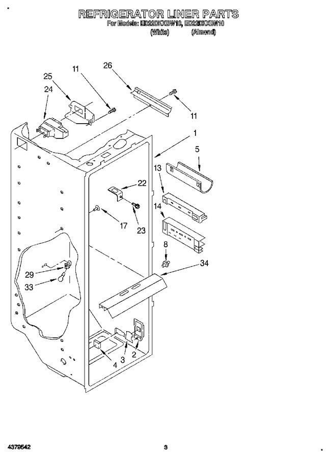 Diagram for ED22DKXBW10