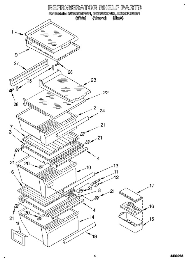 Diagram for ED22DKXDW01