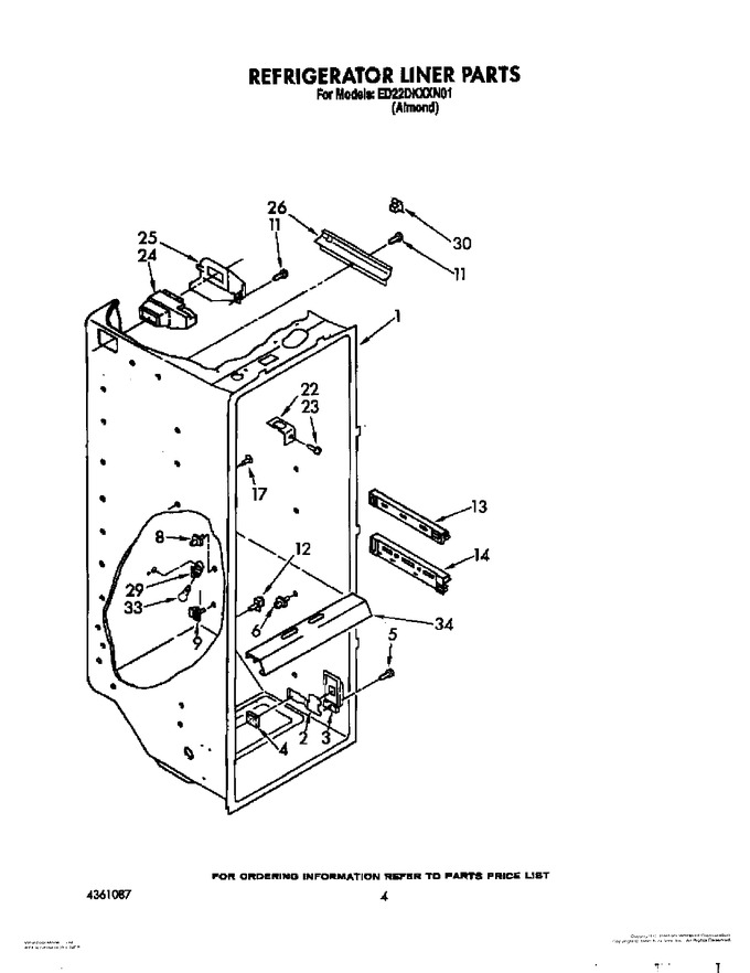 Diagram for ED22DKXXW01