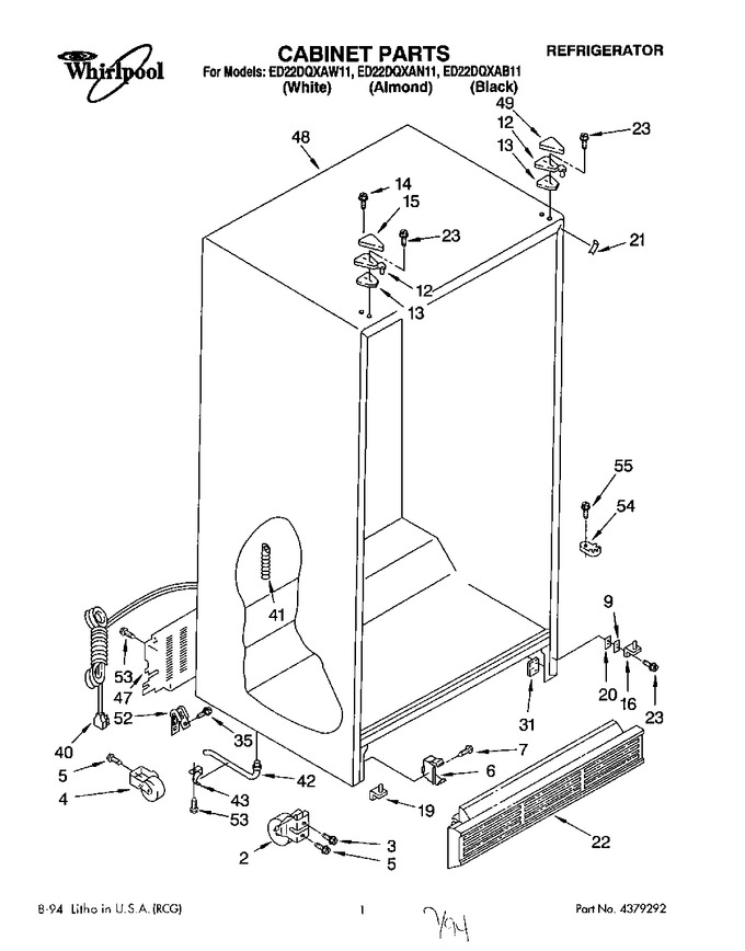 Diagram for ED22DQXAW11