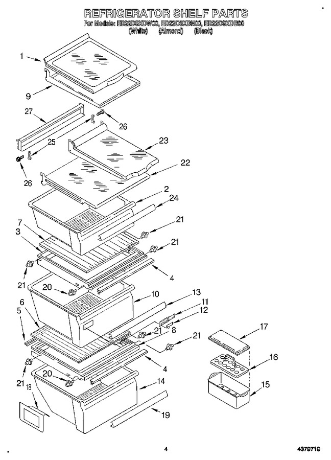 Diagram for ED22DSXDW00