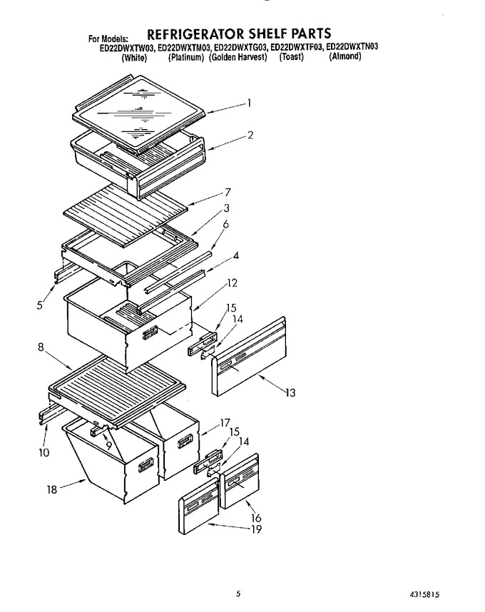 Diagram for ED22DWXTW03