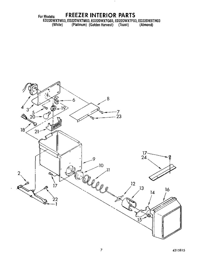 Diagram for ED22DWXTM03