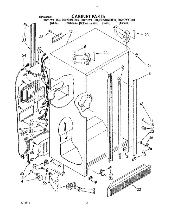 Diagram for ED22DWXTF04