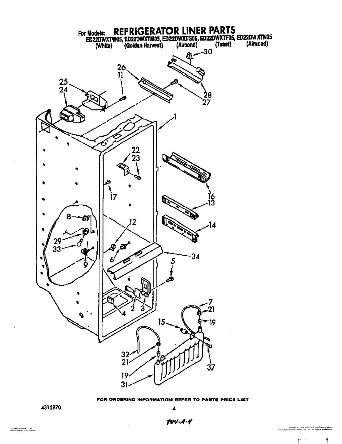 Diagram for ED22DWXTN05