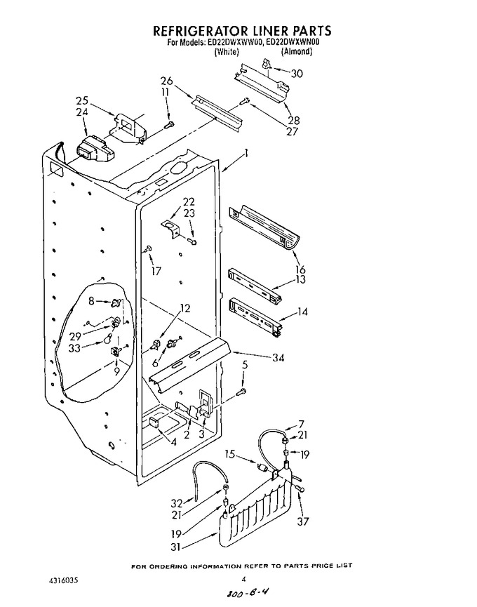 Diagram for ED22DWXWN00