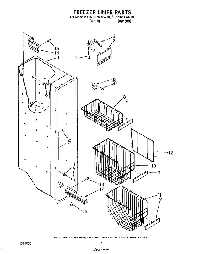 Diagram for ED22DWXWW00