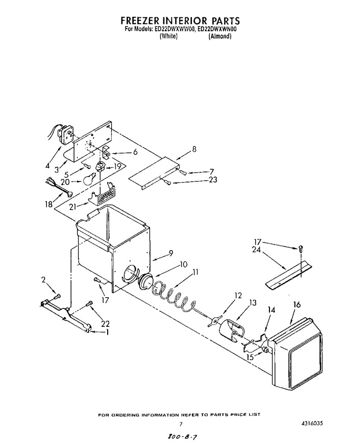 Diagram for ED22DWXWW00