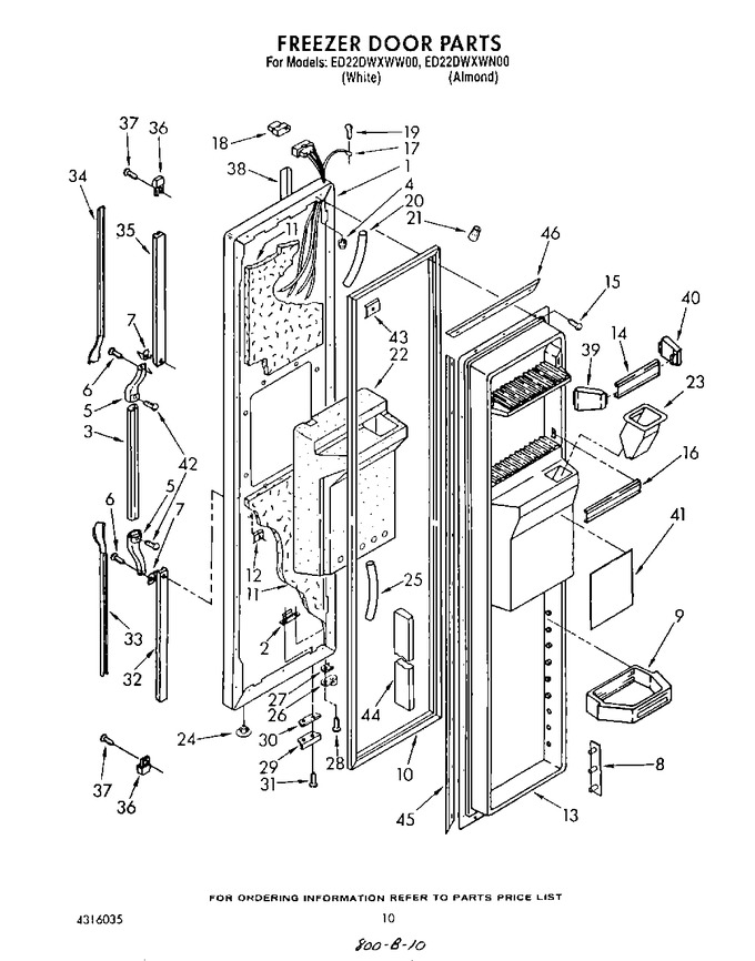 Diagram for ED22DWXWN00