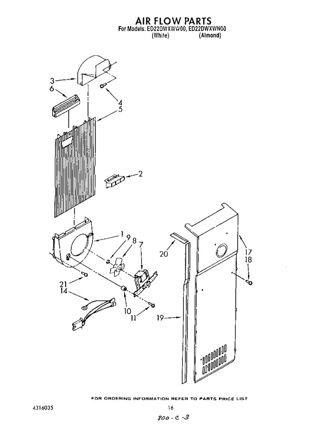 Diagram for ED22DWXWW00