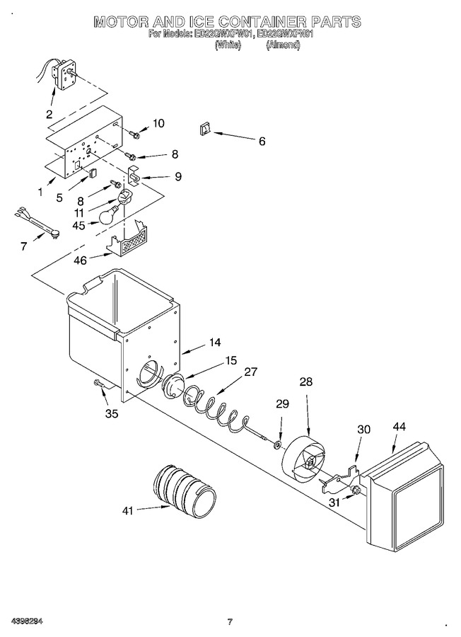 Diagram for ED22GWXFW01