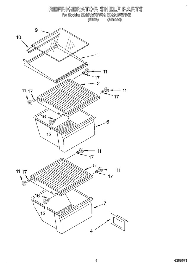 Diagram for ED22GWXFW02