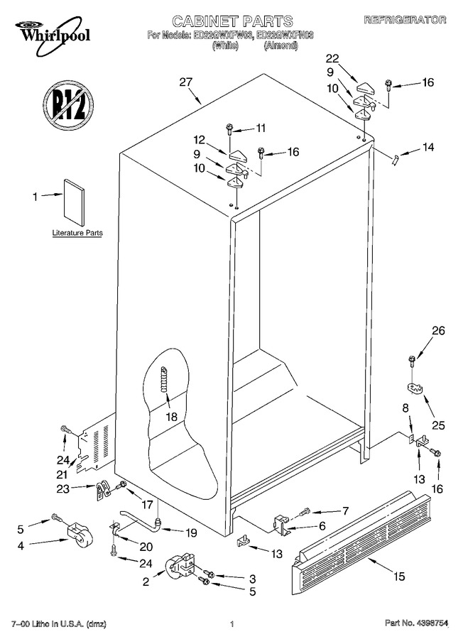 Diagram for ED22GWXFW03