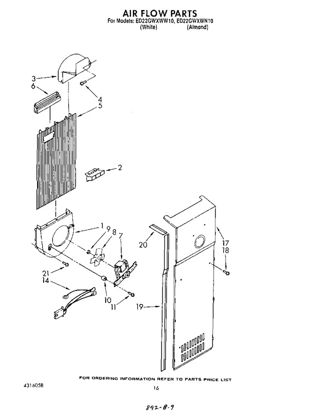 Diagram for ED22GWXWW10