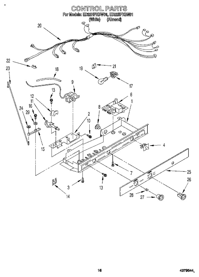 Diagram for ED22HPXBW01