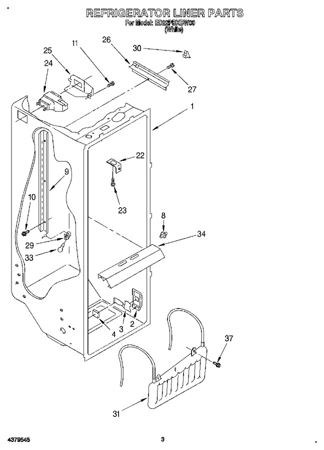 Diagram for ED22PBXBW00