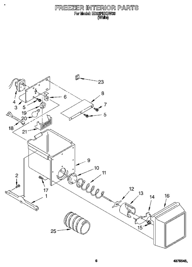 Diagram for ED22PBXBW00