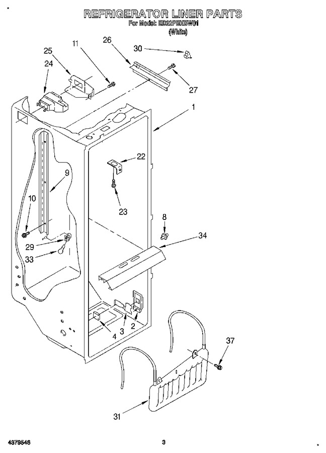 Diagram for ED22PBXBW01