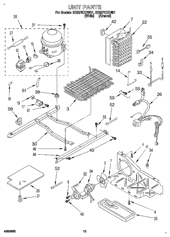 Diagram for ED22PKXDW01