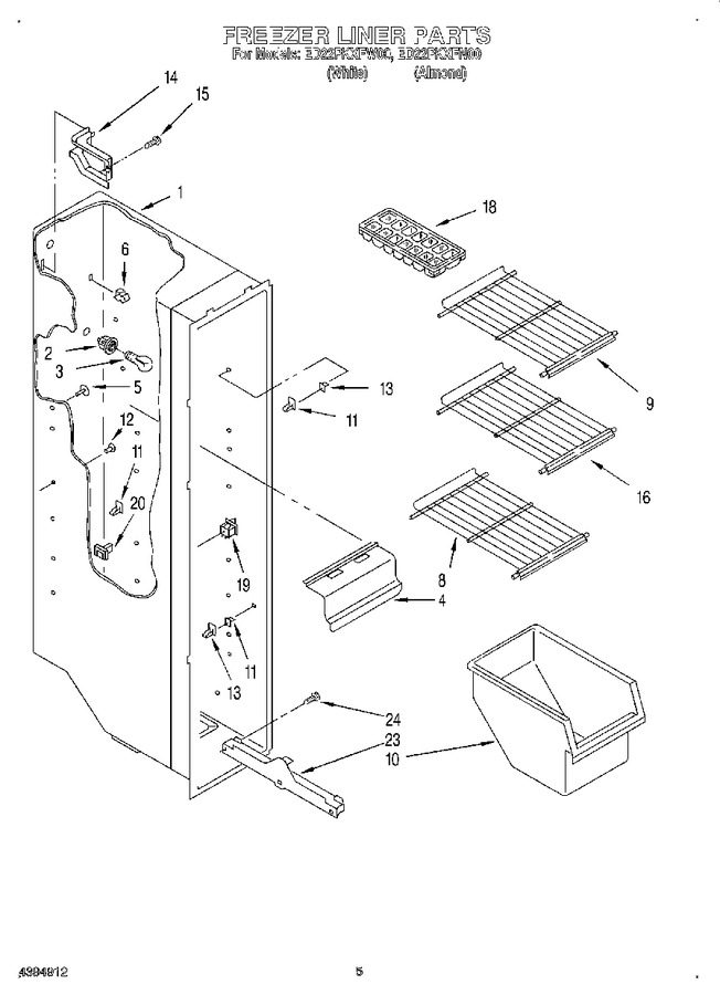 Diagram for ED22PKXFW00