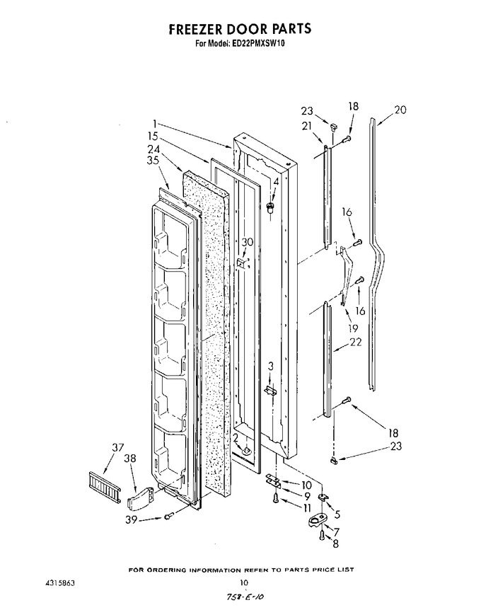 Diagram for ED22PMXSW10