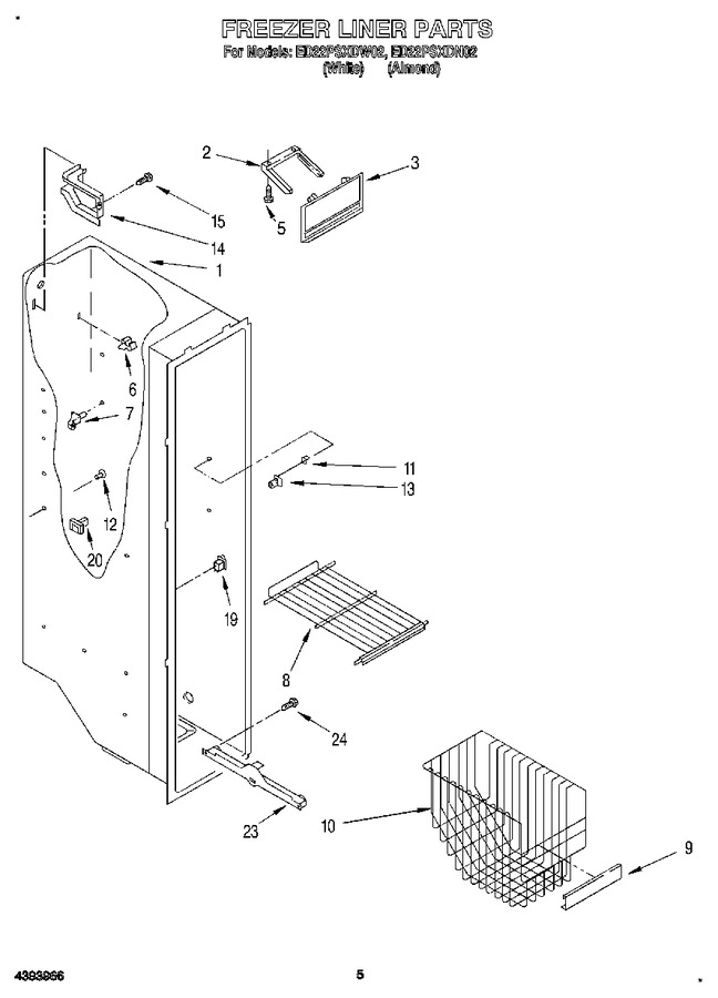 Diagram for ED22PSXDW02