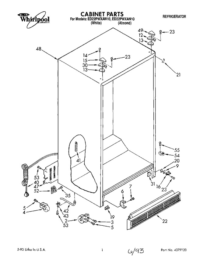 Diagram for ED22PWXAW10