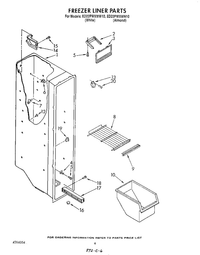 Diagram for ED22PWXWW10