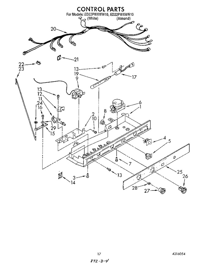 Diagram for ED22PWXWW10