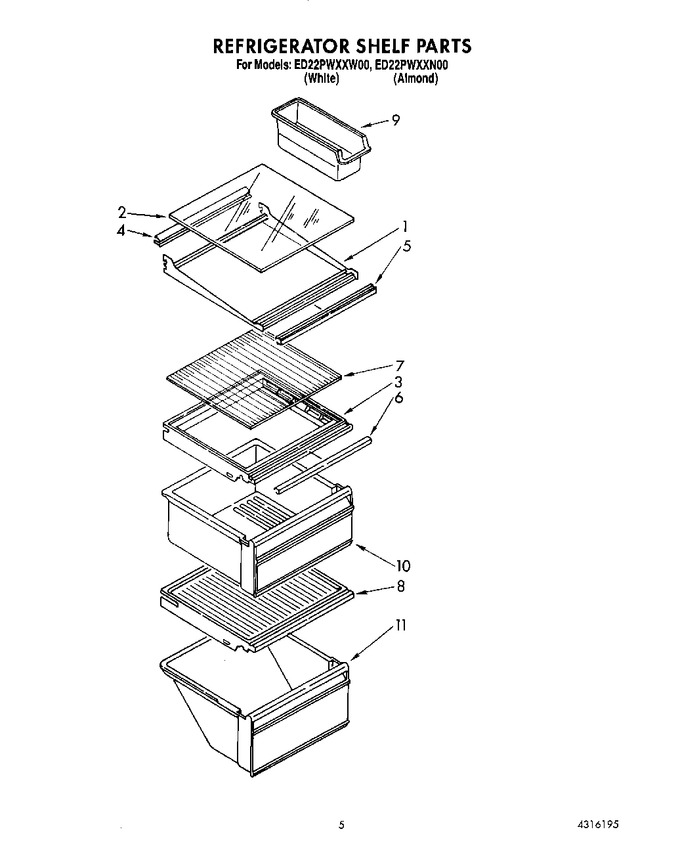 Diagram for ED22PWXXW00